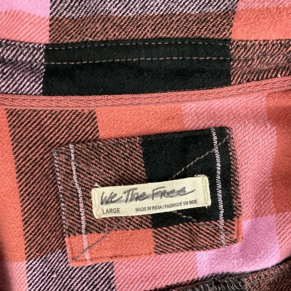 Free People Izzy Flannel Shirt Jacket - Picture 7 of 8